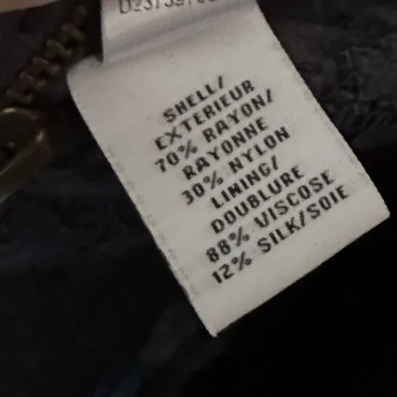 ☀️SALE☀️ Diane Von Furstenberg Zarita Grey Lace Back Zip Dress Size: 10 - Picture 7 of 9